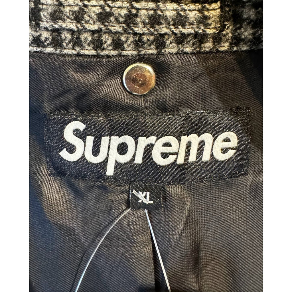 Supreme men's houndstooth coat