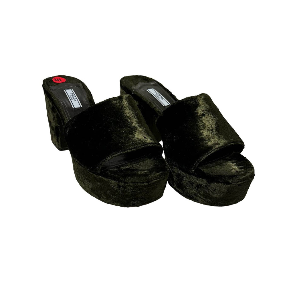 Prada women's platform heels
