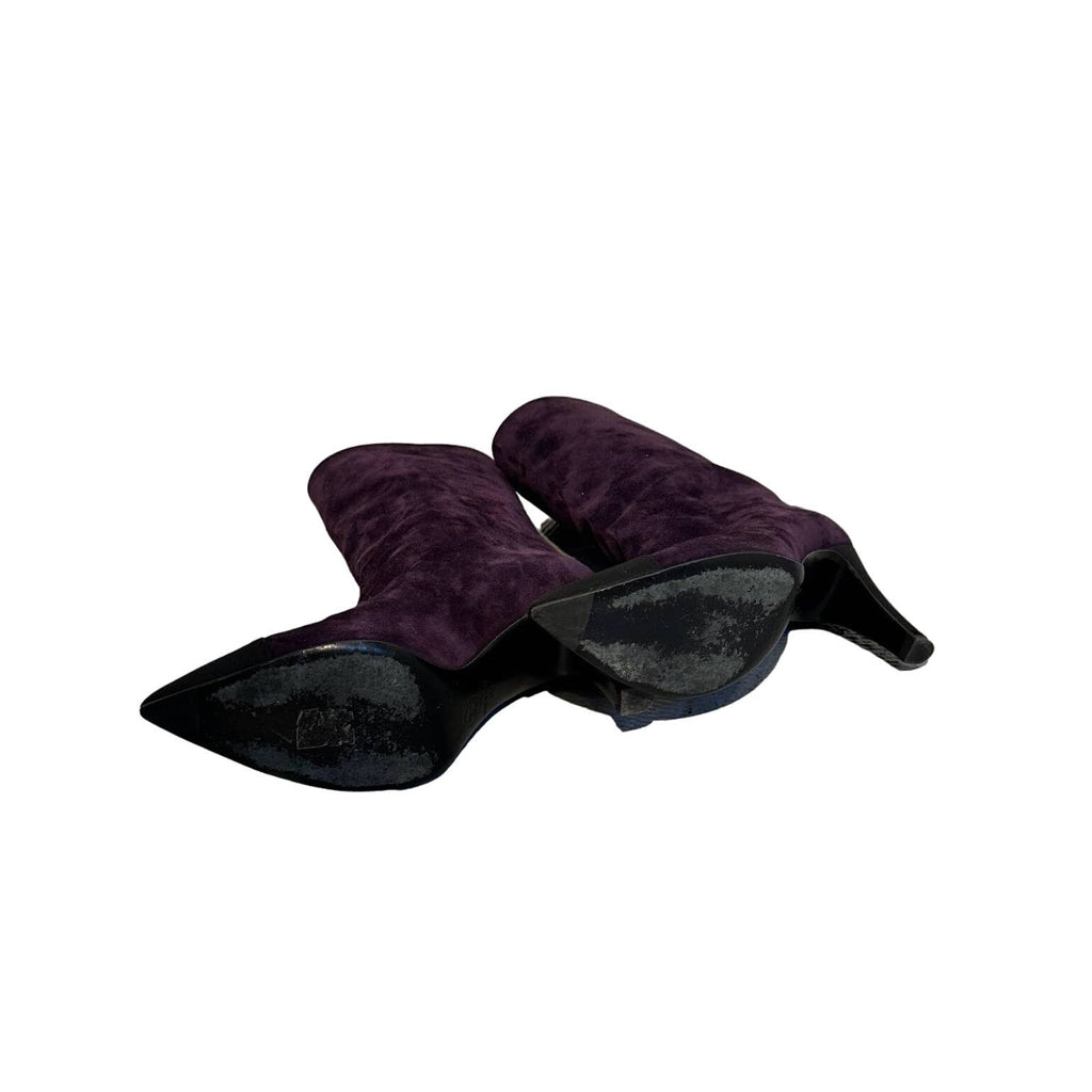Chanel women's pointed toe booties