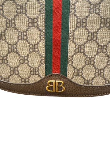 Balenciaga X Gucci tan/brown Purse