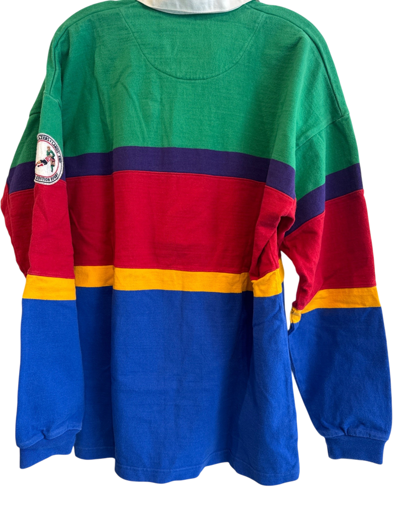 Men's Rowing Blazers Multi-Color Cotton Size L Polo