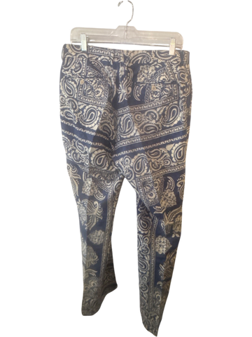 Men's Ralph Lauren Purple Blue Linen Pants