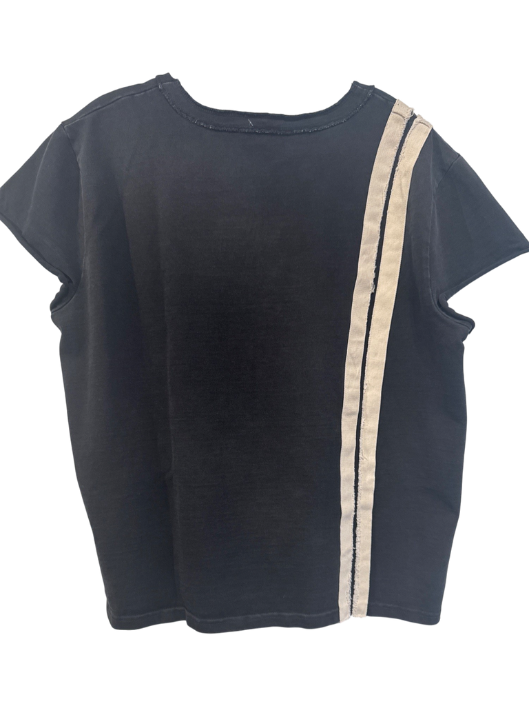 Men's 424 Washed Black Cotton Size L T-shirt