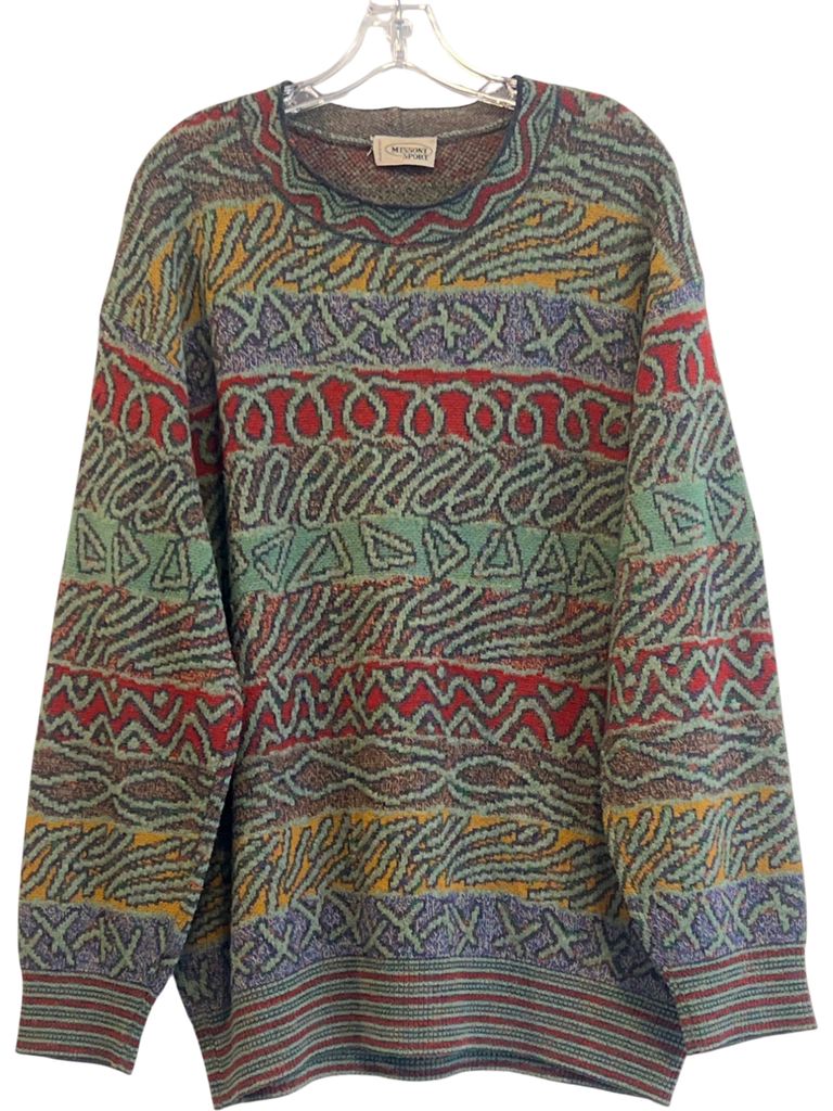 Men's Missoni Sport Multi-Color Wool Sweater