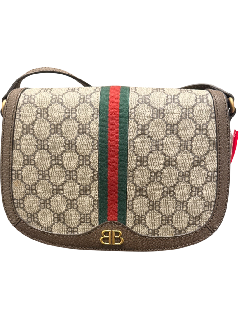 Balenciaga X Gucci tan/brown Purse