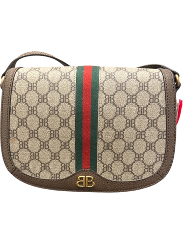 Balenciaga X Gucci tan/brown Purse