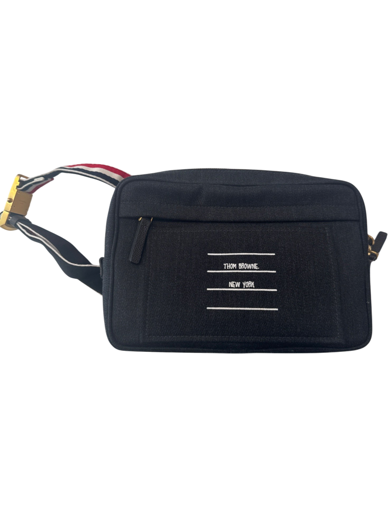 Thom Browne Black Fanny Pack
