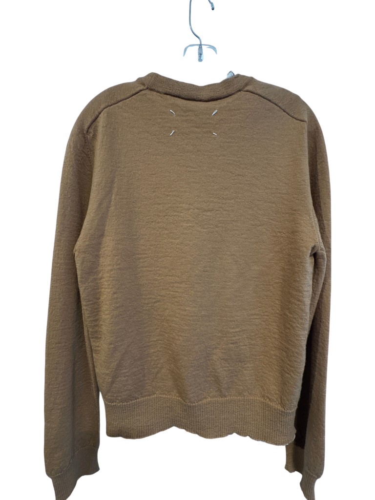 Men's Maison Margiela Paris Khaki Wool Sweater