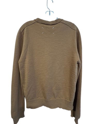 Men's Maison Margiela Paris Khaki Wool Sweater