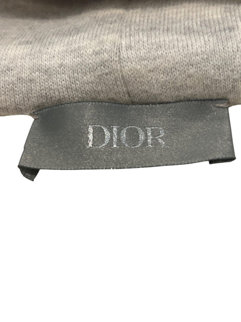 Men's Dior X ERL heather gray Cotton Blend Size L Hoodie