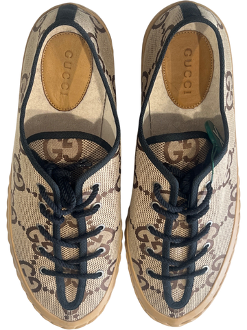 Men's Gucci Beige/Brown Shoe Size 11 Sneakers