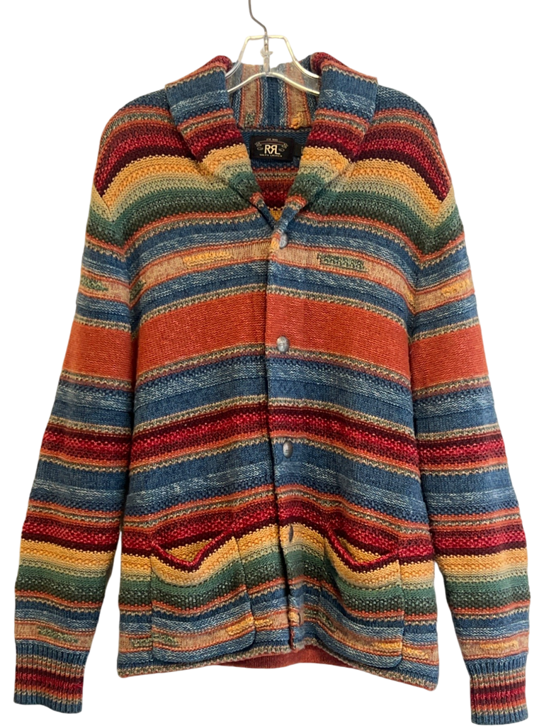 Men's RRL Multi-Color Knit Cardigan