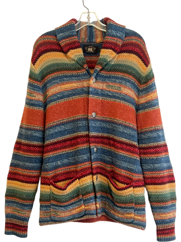 Men's RRL Multi-Color Knit Cardigan
