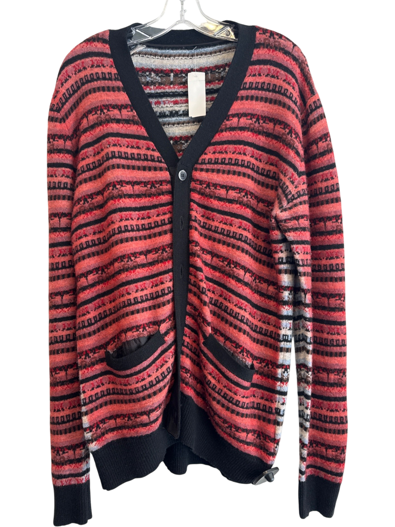 Men's Sacai Multi-Color Wool Sweater