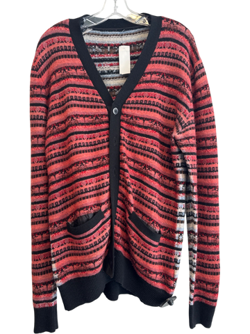 Men's Sacai Multi-Color Wool Sweater