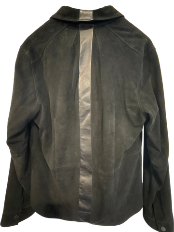 Men's John Varvatos Black Suede Size M Jacket