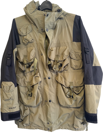 Men's North Face Olive Nylon Size M Parka