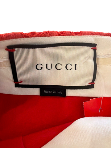 Men's Gucci Red Cotton Shorts