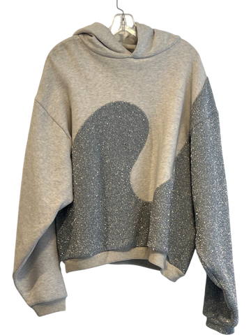 Men's Dior X ERL heather gray Cotton Blend Size L Hoodie