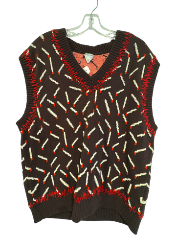 Men's Bottega Veneta Brown Wool Size L Vest