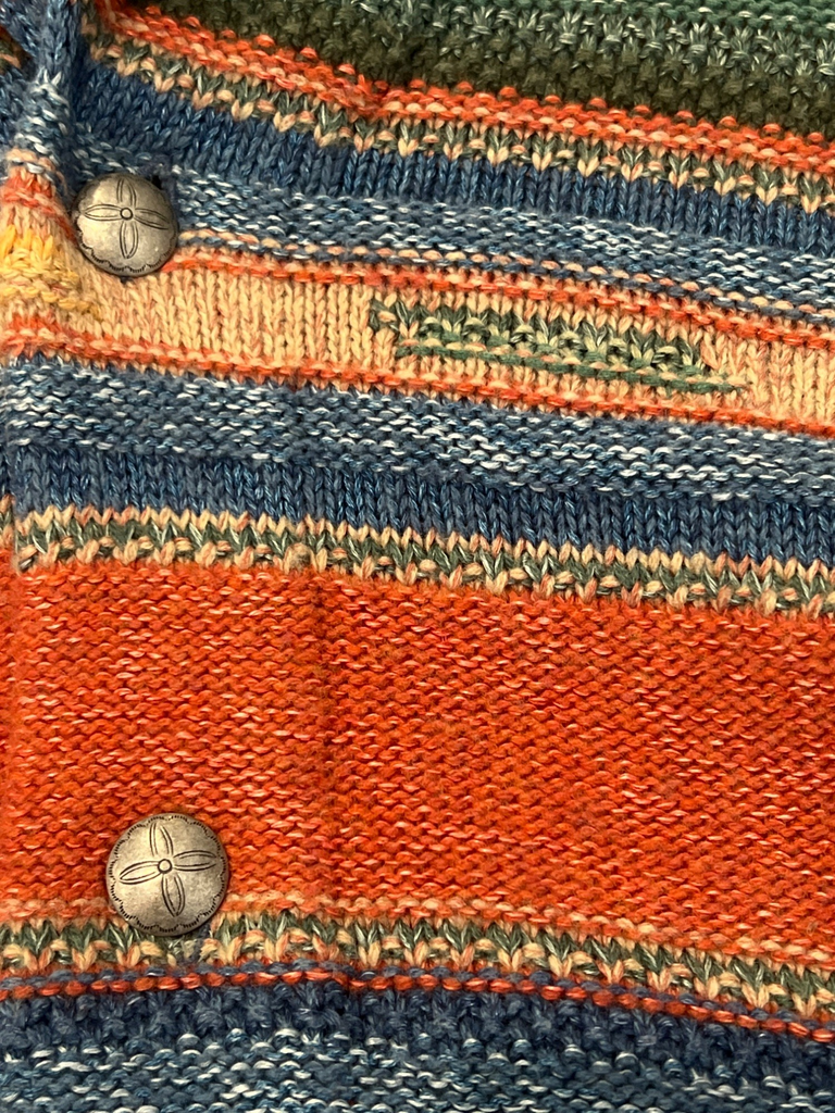 Men's RRL Multi-Color Knit Cardigan
