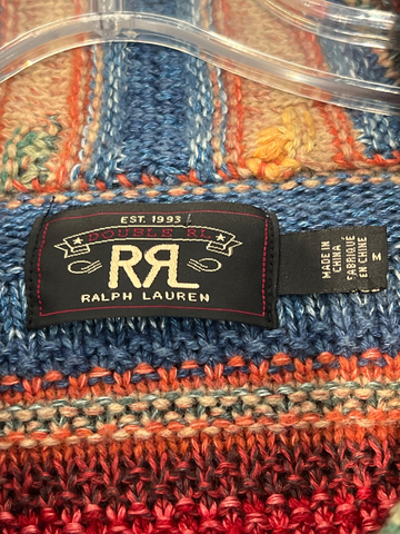Men's RRL Multi-Color Knit Cardigan