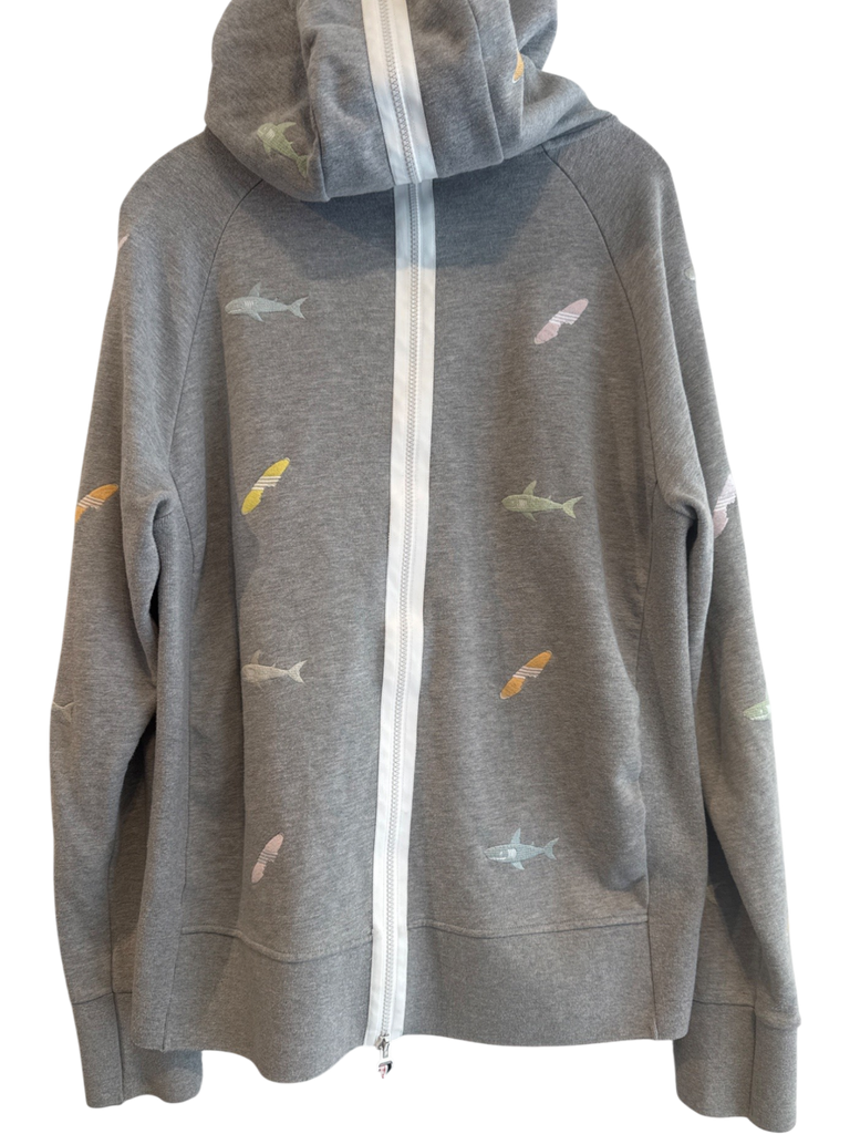 Men's Thom Browne Gray Cotton Terry Hoodie