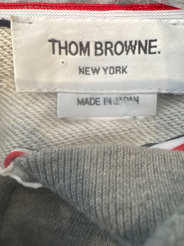 Men's Thom Browne Gray Cotton Terry Hoodie