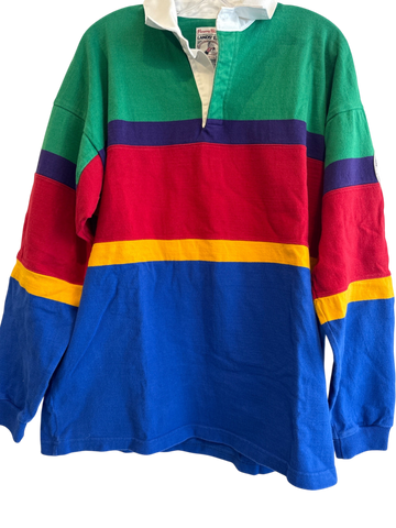 Men's Rowing Blazers Multi-Color Cotton Size L Polo