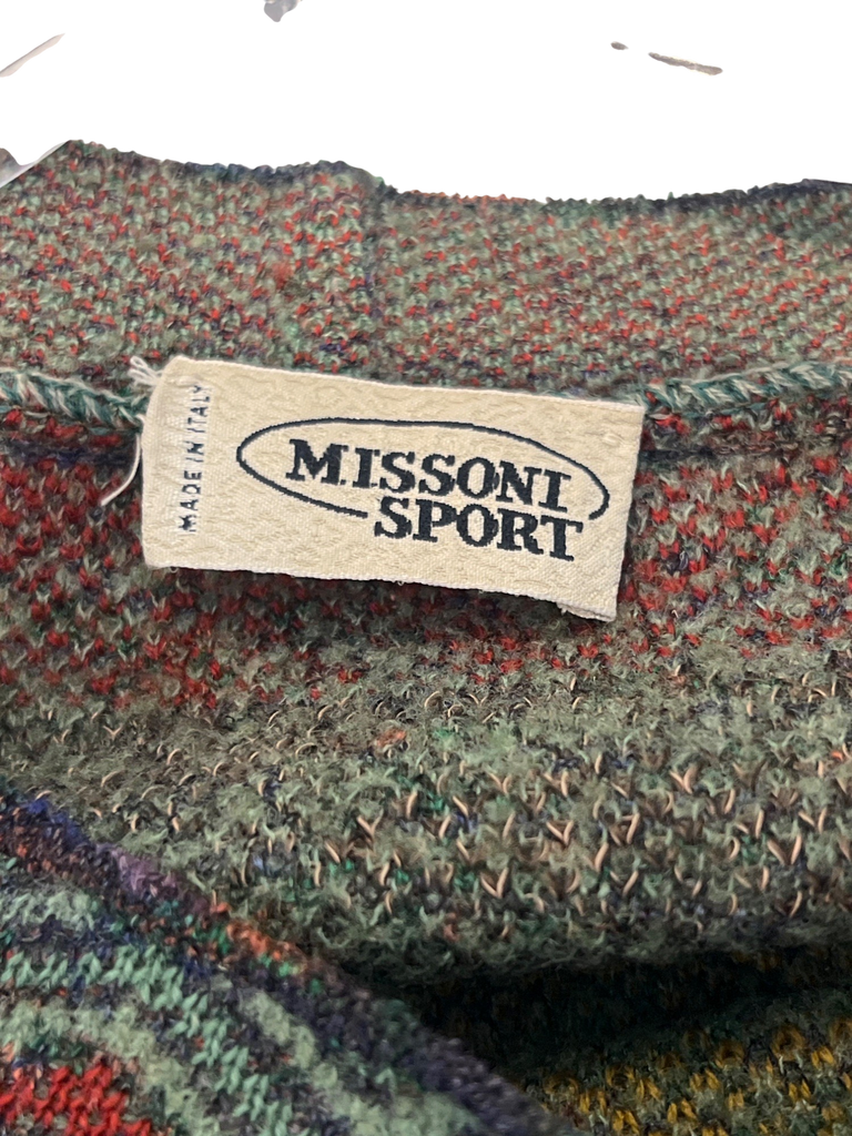 Men's Missoni Sport Multi-Color Wool Sweater