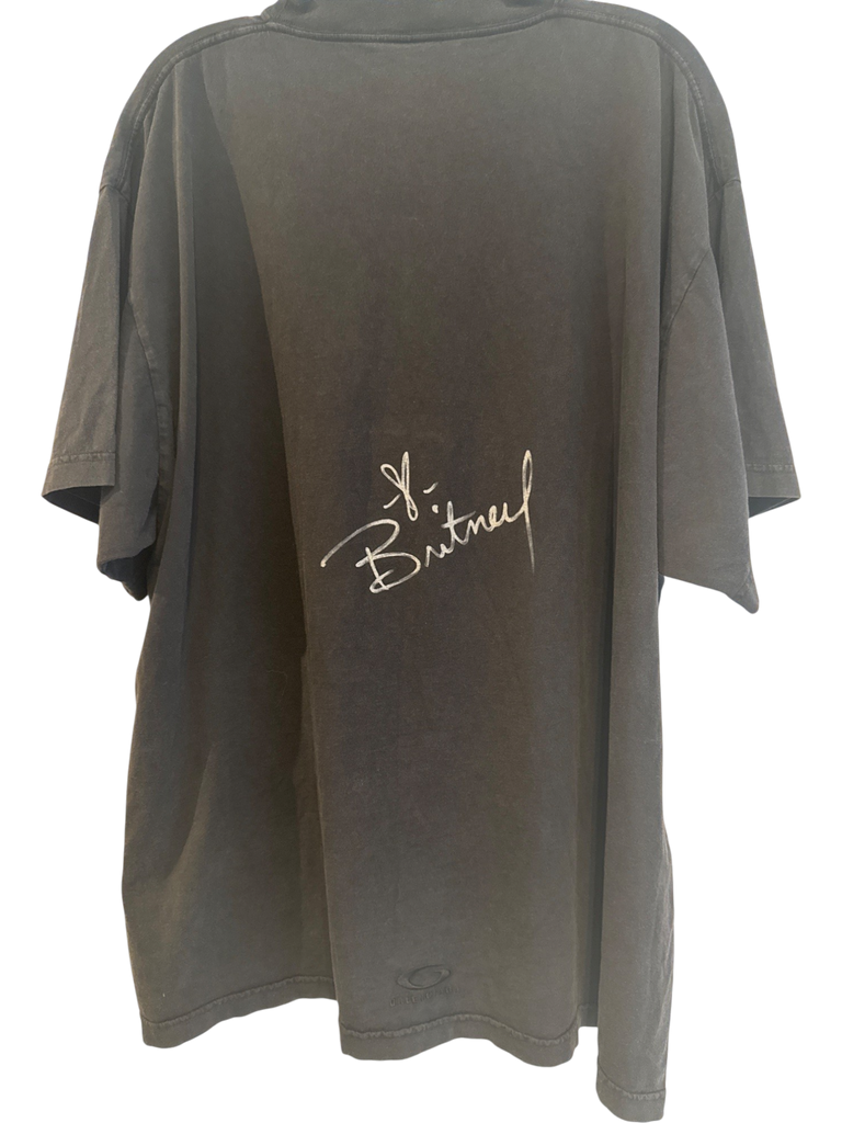 Men's Balenciaga Washed Black Cotton Jersey Size L T-shirt