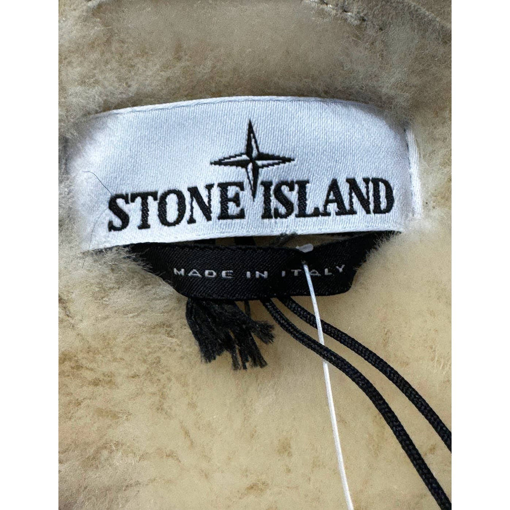 Stone Island Men's shearling coat