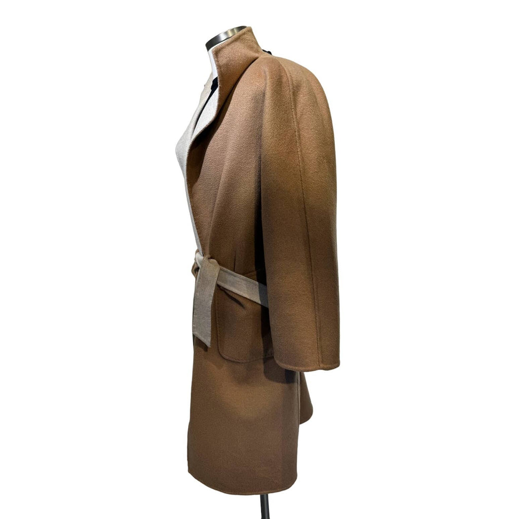 Max Mara women's camel reversible coat