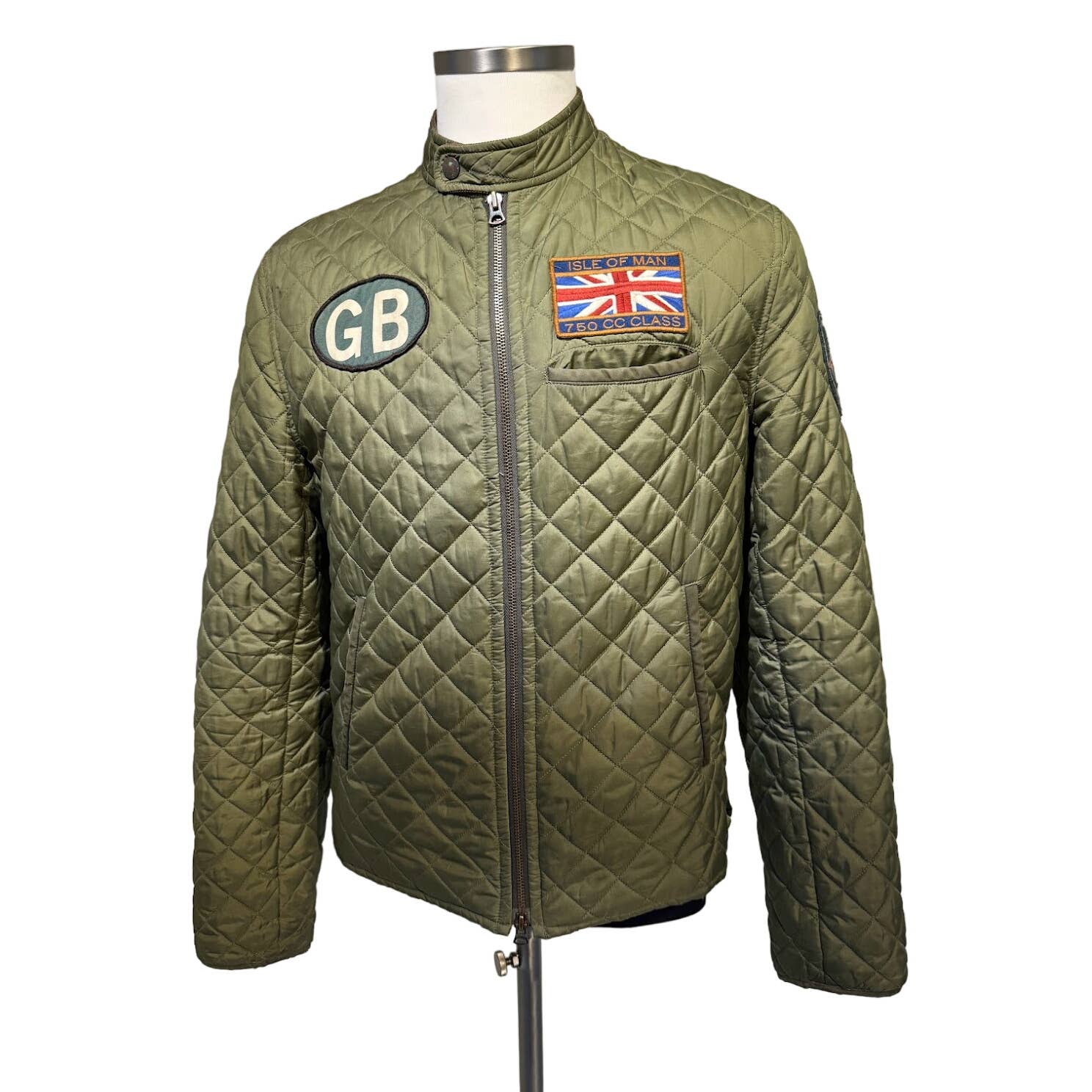 Ralph Lauren Rugby Military RLFC Waxed Canvas Jacket Men's